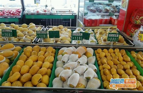 花果山水果连锁店加盟费