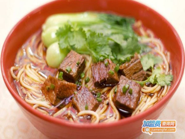 新农秘制牛肉面加盟费