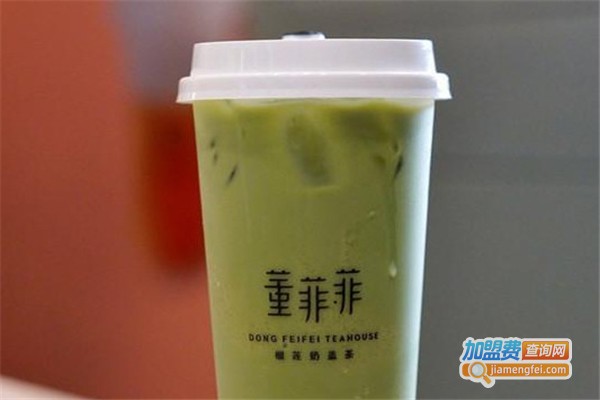 董菲菲榴莲奶盖茶