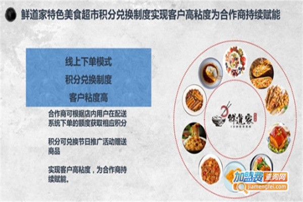 鲜道家特色美食超市加盟
