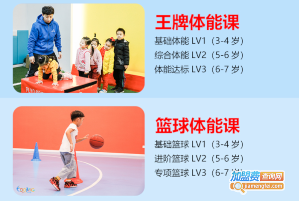 逸动少儿体能成长中心加盟