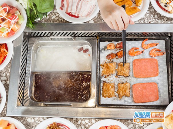 嗨吃围炉海鲜烤肉自助餐加盟费