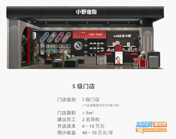 vvild小野加盟费