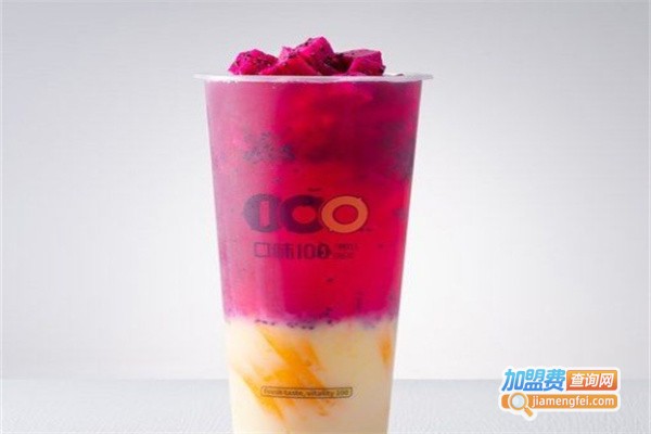 口味100·冰柠果茶铺加盟