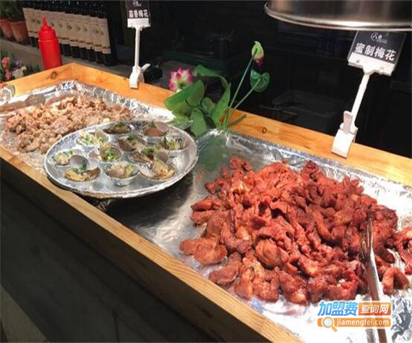八色烤肉海鲜自助餐厅加盟费