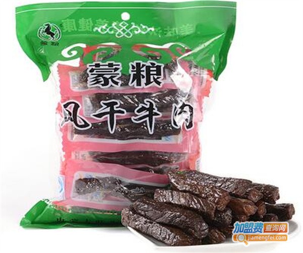 蒙粮休闲食品加盟费