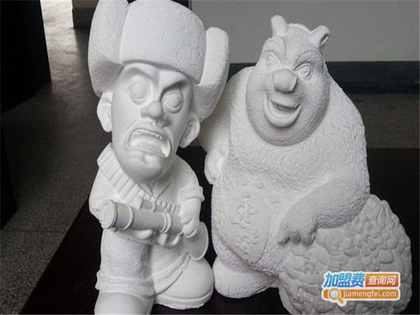 小画家石膏画像涂鸦加盟费