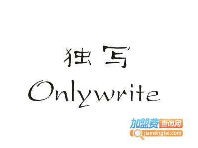 only write加盟费