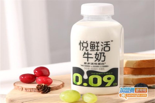 悦鲜活牛奶加盟