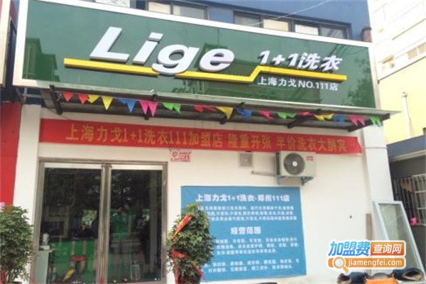 力戈1+1洗衣加盟