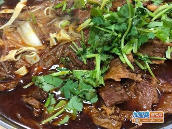 张真牛爆椒牛肉面加盟费