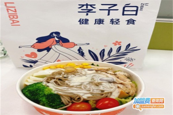 李子白健康轻食加盟费