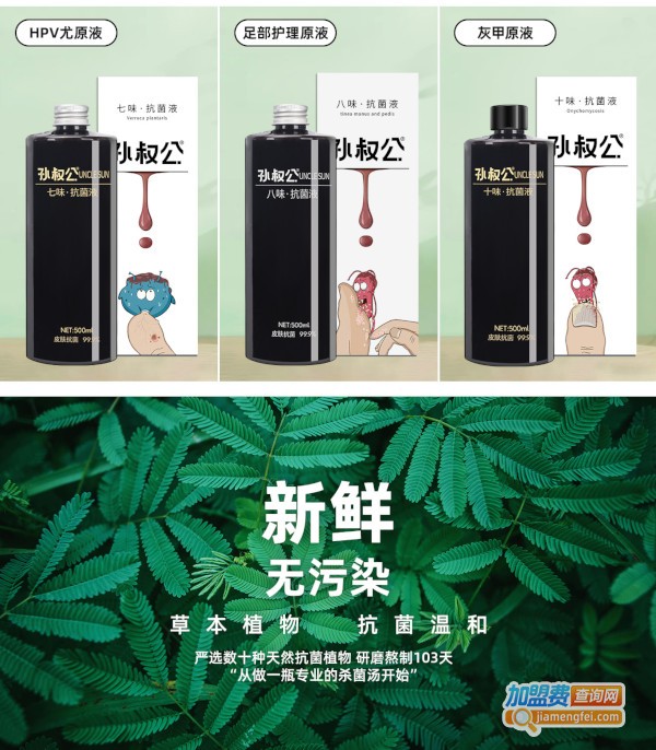孙叔公加盟费