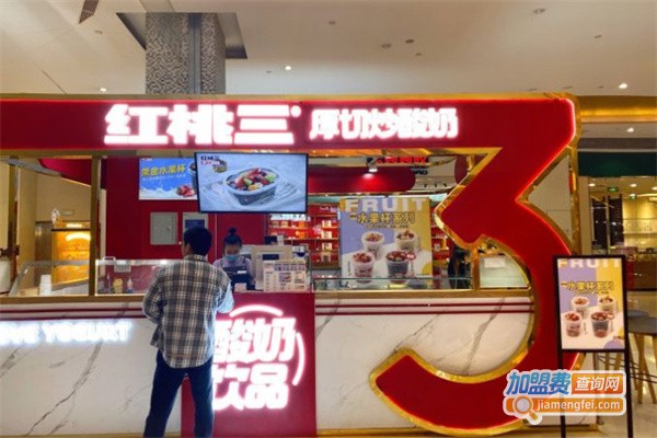 红桃三手工酸奶加盟