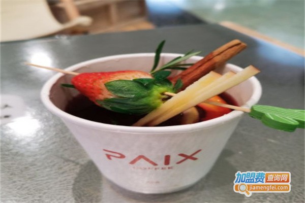 paix咖啡加盟费