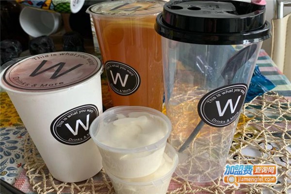w果茶加盟费