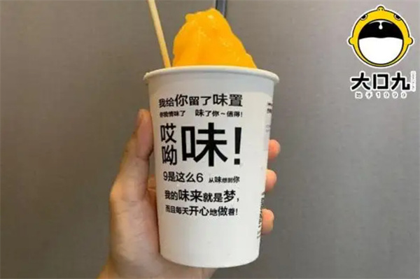 大口九奶茶加盟