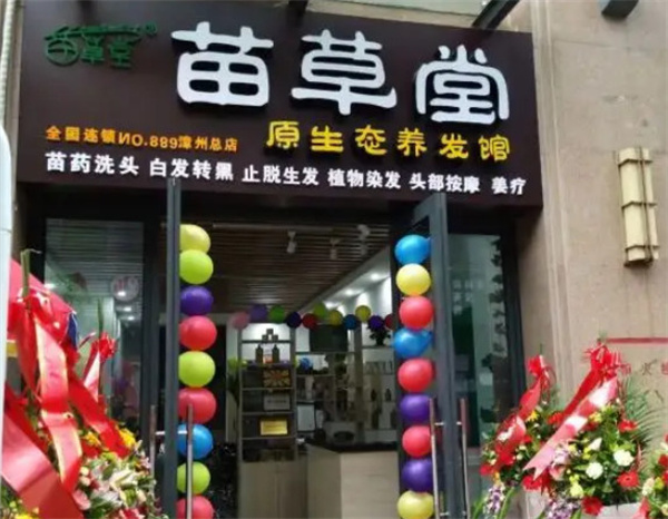 苗草堂养发店加盟费