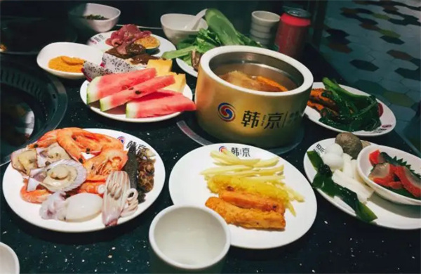 韩京海鲜烤肉自助料理