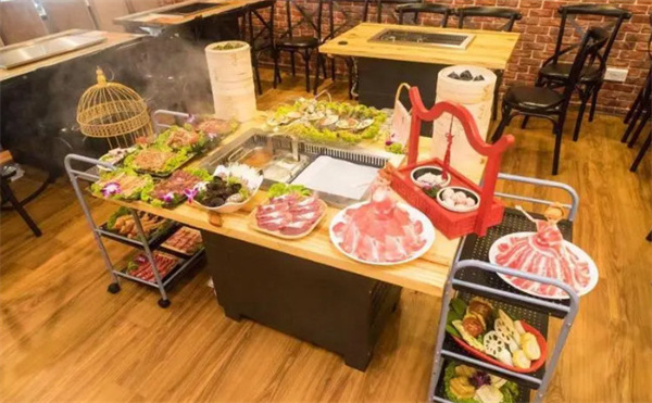 涮烤火锅店加盟费
