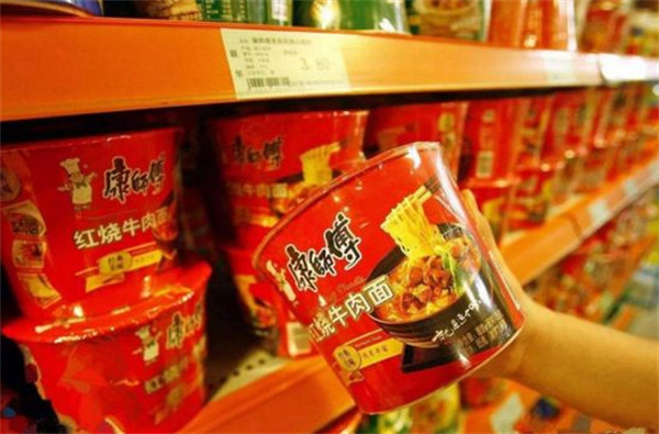 康师傅红烧牛肉面加盟