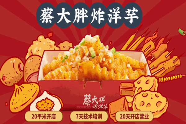 蔡大胖炸物加盟费