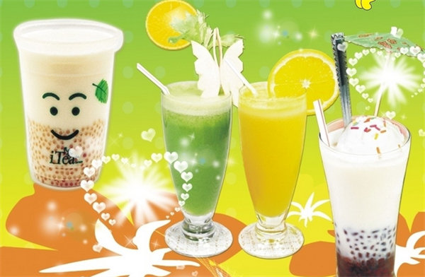 冰岛之恋鲜果奶茶