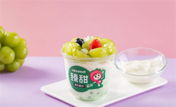 臻甜桃气酸奶加盟