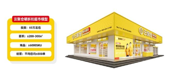 云聚仓折扣超市加盟
